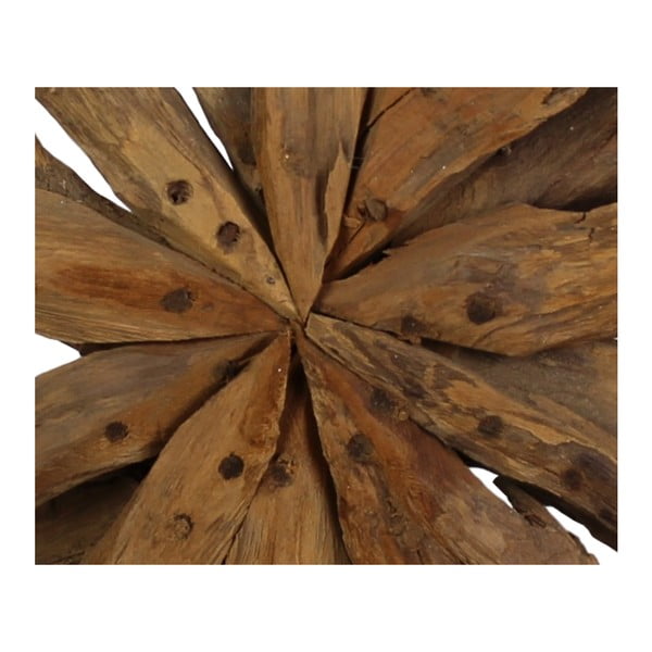 Decorațiune din lemn de tec HSM Collection Sunflower, 40 x 50 cm-image-3