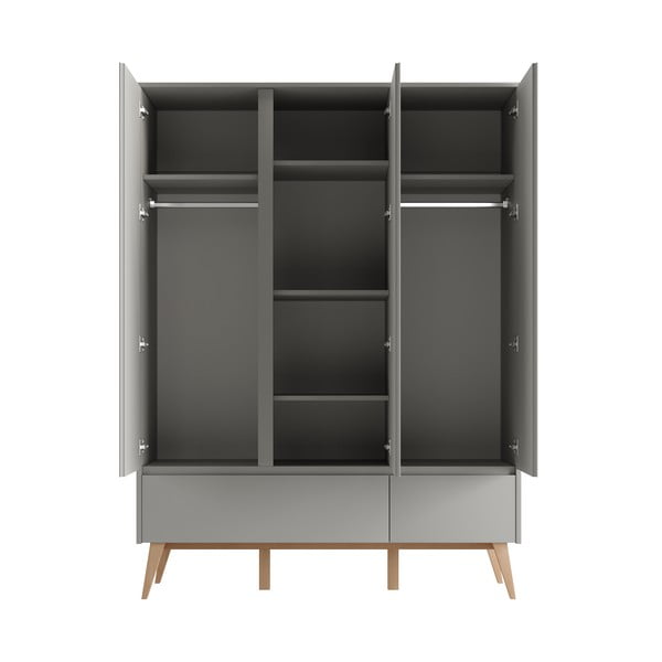 Șifonier pentru copii gri 149x52,5 cm Swing – Pinio-image-3