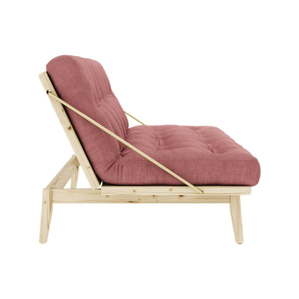 Canapea extensibilă roz 190 cm Folk - Karup Design-image-4