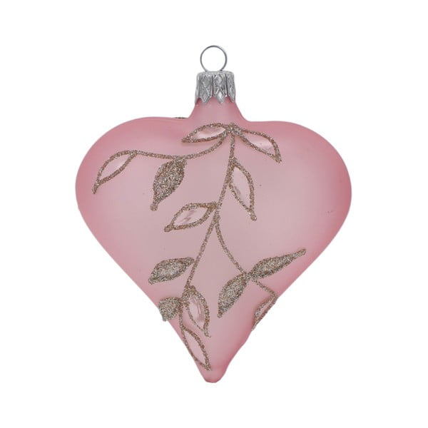 Ornamente de Crăciun 3 buc. din sticlă Heart – Ego Dekor