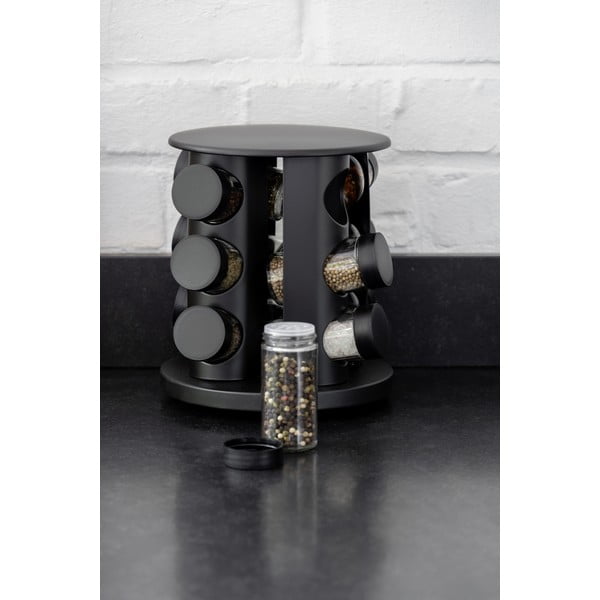 Recipiente pentru condimente cu suport 12 buc. Bruna - Wenko-image-1