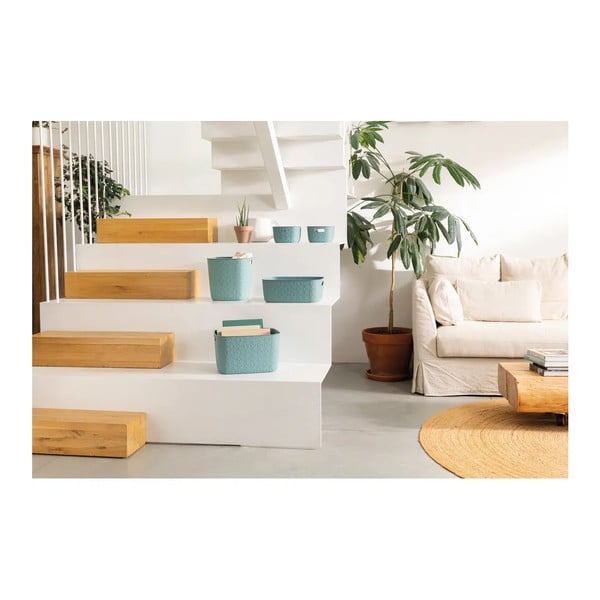 Coș de depozitare din plastic 28x28x27 cm Softex – Curver-image-1