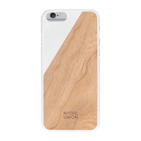 Husă protecție telefon Wooden White pentru iPhone 6