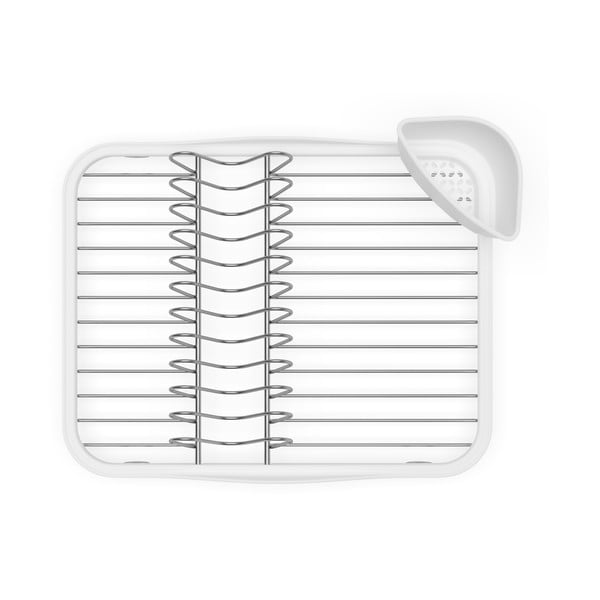 Scurgător de vase alb din oțel 36x28 cm Sinkin – Umbra-image-4