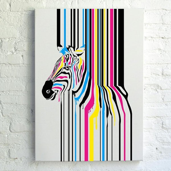 Tablou Really Nice Things Zebra Fusion, 50 x 70 cm