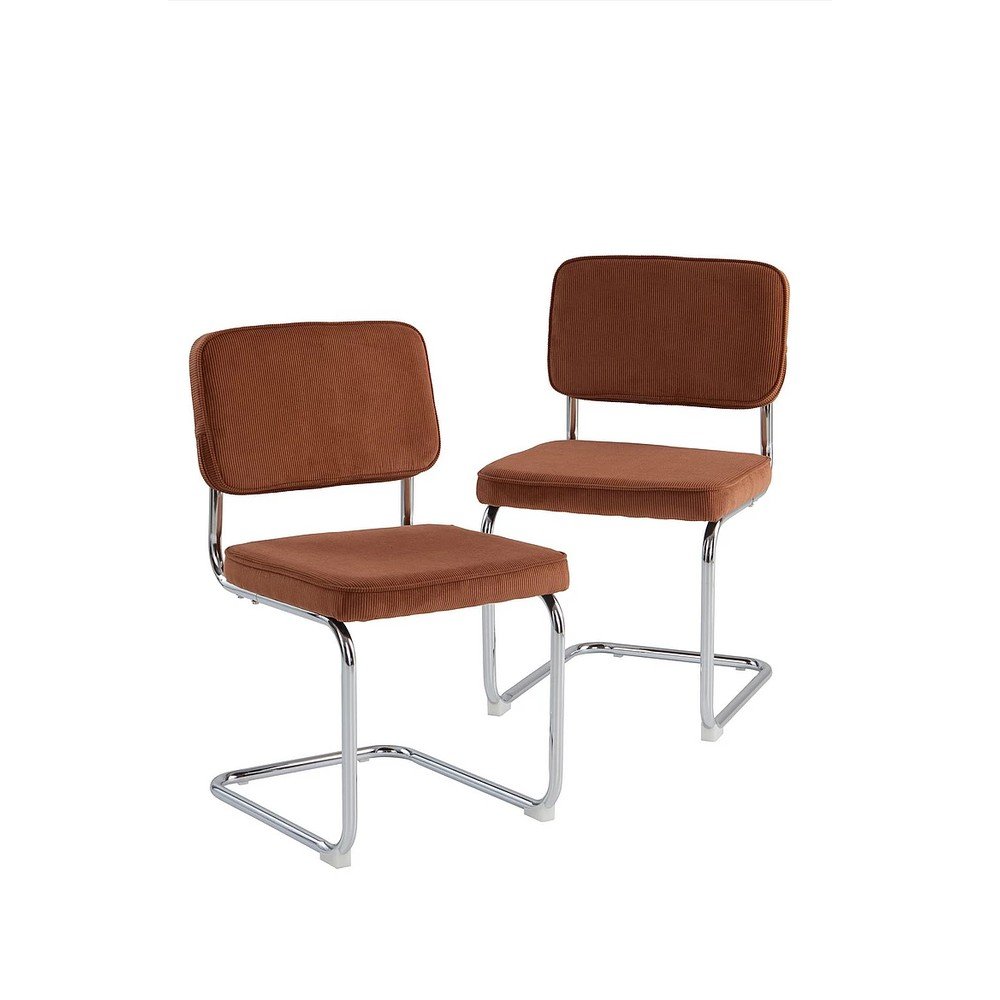 Scaune de dining cărămizii balansoar 2 buc. din metal Hjo – Jotex