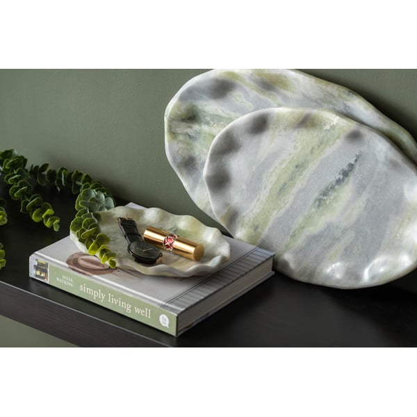 Tavă decorativă din marmură 25x40 cm Waved – PT LIVING-image-1