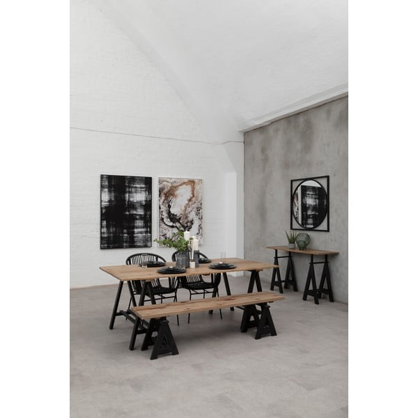 Masă de dining din lemn   de pin 100x200 cm Hampstead – Premier Housewares-image-1