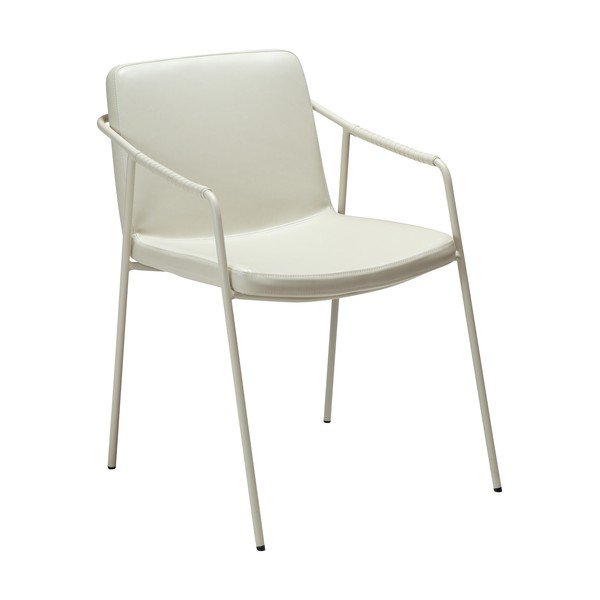 Scaun de dining crem cu cotiere Boto – DAN-FORM Denmark