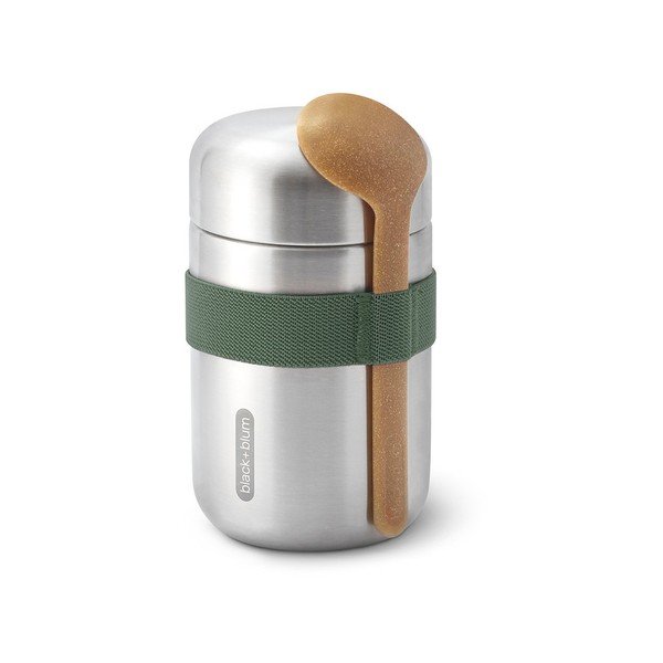 Termos argintiu pentru mâncare din oțel inoxidabil 400 ml – Black + Blum