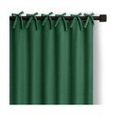Draperie verde-închis dimout (semi-opacă) 140x250 cm Carli Tie – Restilo