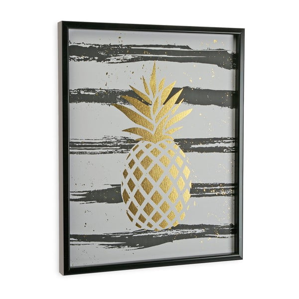 Tablou cu ramă Versa Pineapple, 45 x 60 cm