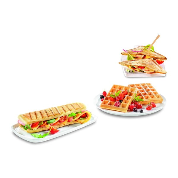 Sandwich maker negru-argintiu Snack Time - Tefal-image-2