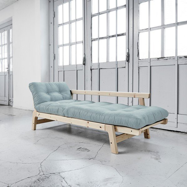Canapea extensibilă Karup Step Natural/Sky Blue-image-2