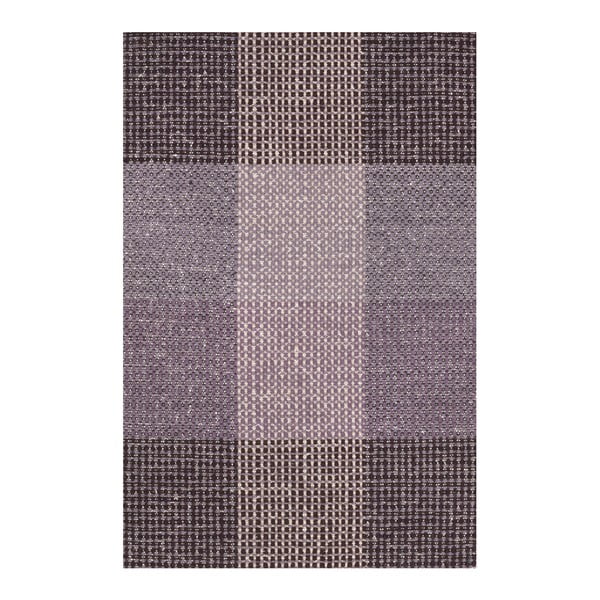 Covor de lână țesut manual Linie Design Genova, 170 x 200 cm, violet