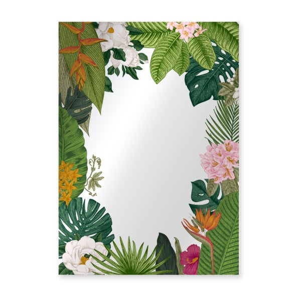 Oglindă de perete Surdic Espejo Decorado Tropical Frame, 50 x 70 cm