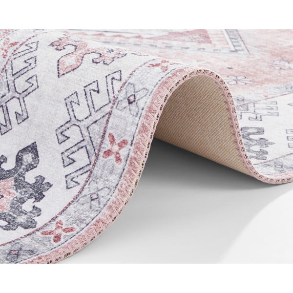 Traversă Nouristan Gratia, 80 x 200 cm, roz deschis-image-3