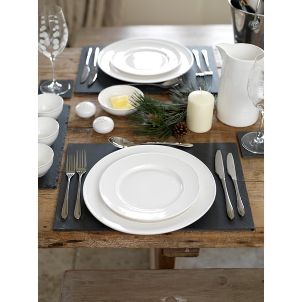 Farfurie din porțelan alb Mikasa Ridget, ø 22 cm-image-4