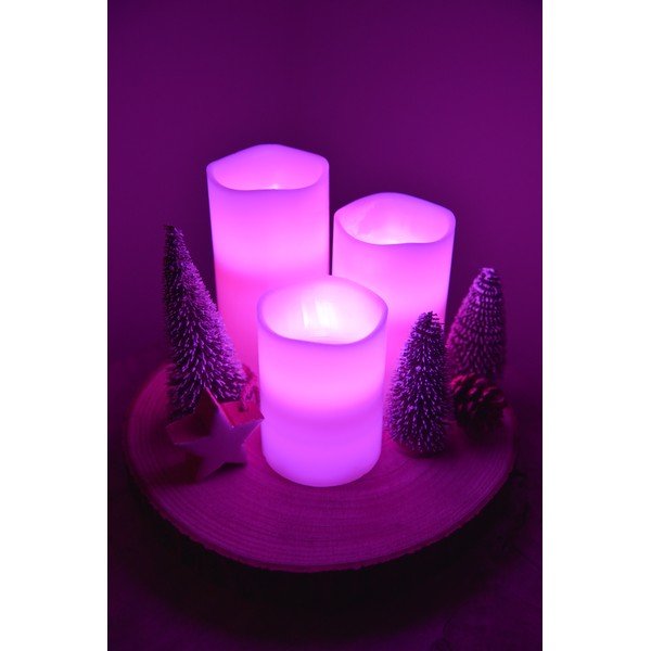 Lumânări LED 3 buc. (înălțime 10 cm) – Hilight-image-4