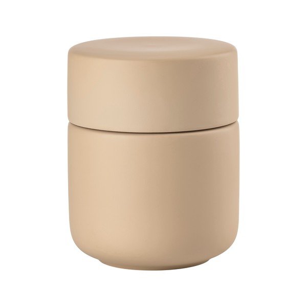 Organizator de baie bej pentru dischete demachiante din gresie ceramică Ume – Zone