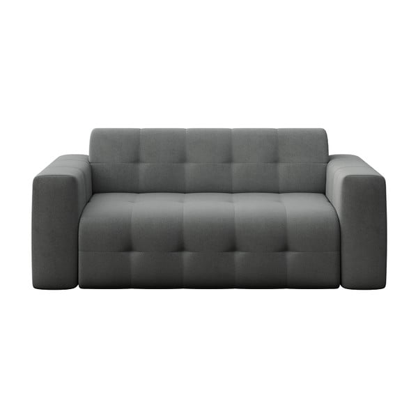Canapea gri cu tapițerie din catifea 199 cm Tuil – Rodier