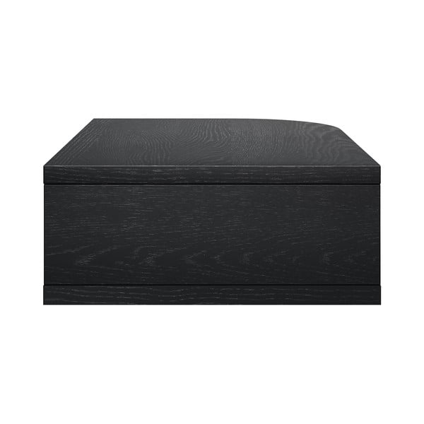 Noptieră neagră cu aspect de lemn de stejar Farsta – Woodman-image-3