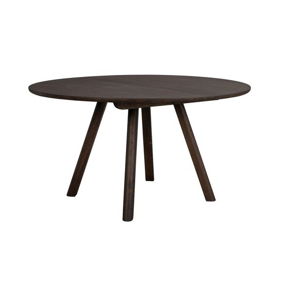 Masă de dining rotundă extensibilă din lemn de stejar ø 140 cm Clapperton – Rowico