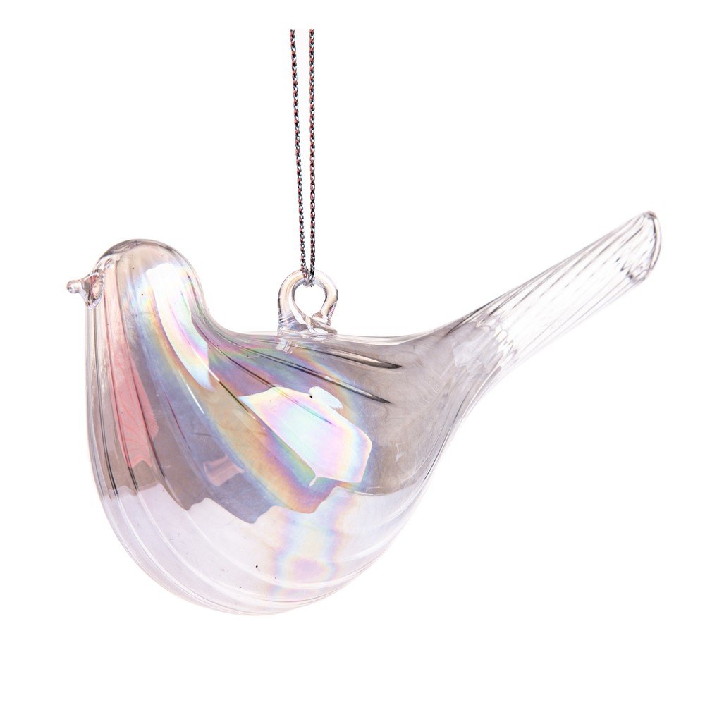 Ornament de Crăciun din sticlă 6 cm Bird – Dakls
