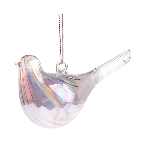Ornament de Crăciun din sticlă 6 cm Bird – Dakls