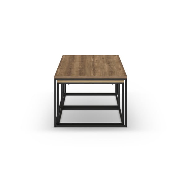 Măsuțe de cafea în culoare naturală 3 buc. 60x110 cm Camelia – Marckeric-image-3