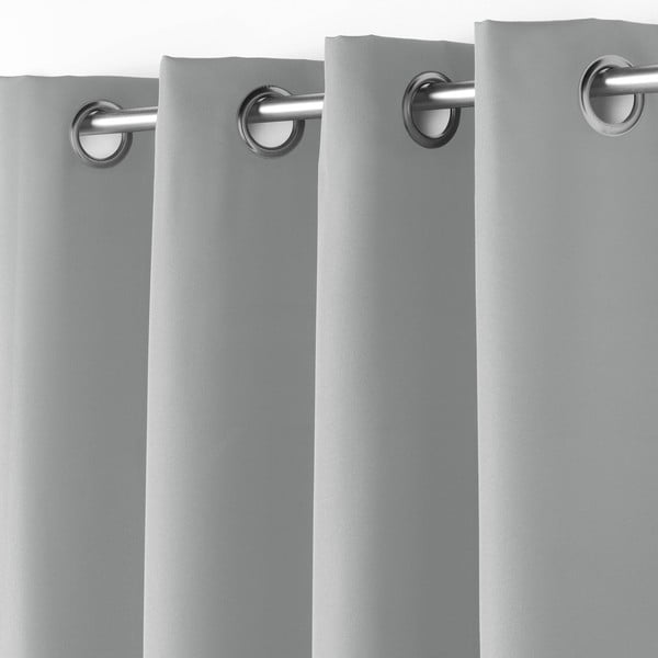 Draperie gri 140x180 cm Essentiel – douceur d'intérieur-image-1