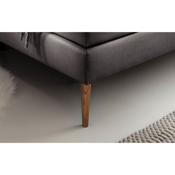 Pat boxspring gri antracit 180x200 cm Massello – Meise Möbel-image-4