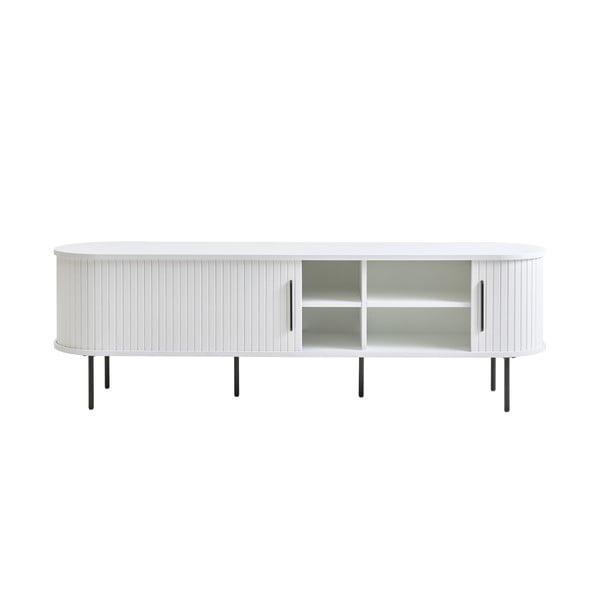 Comodă TV albă 180x56x45 cm Nola – Unique Furniture-image-2