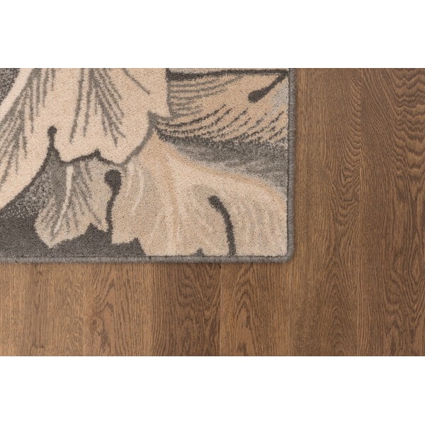 Covor gri/bej din lână 200x300 cm Thea anthracite – Agnella-image-3