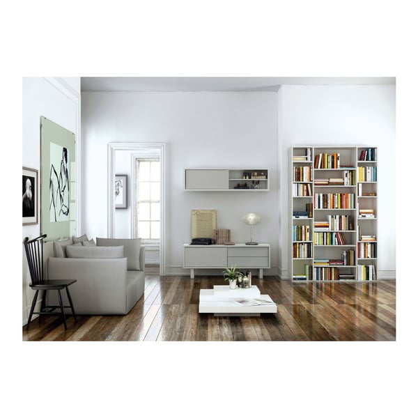 Bibliotecă albă 144x224 cm Valsa – TemaHome-image-3