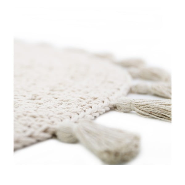 Covor pentru copii crem ø 120 cm Nila Ecru – Nattiot-image-4