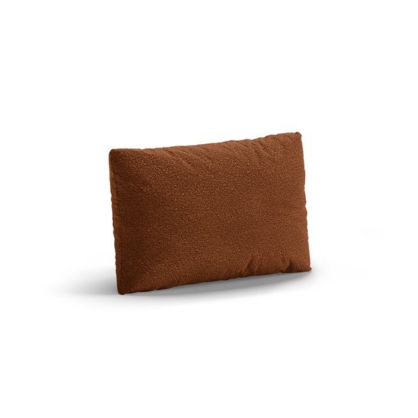 Pernă pentru canapea teracotă cu tapițerie din țesătură bouclé Poppy – Micadoni -image-1