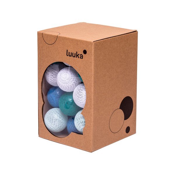 Ghirlandă luminoasă cu becuri LED LUKKA, 30 lumini, turcoaz-image-3