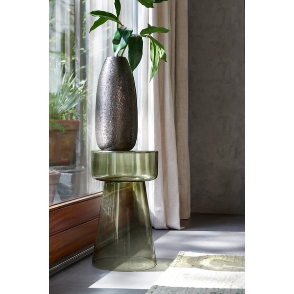 Măsuță auxiliară rotundă din sticlă ø 30 cm Dakwa – Light & Living-image-4