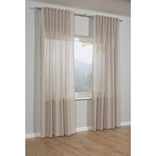 Draperie bej 245x140 cm Natur - Gardinia-image-1