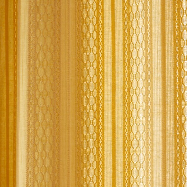 Perdea galbenă 140x229 cm Zofia Broderie Anglaise – Pineapple Elephant-image-1