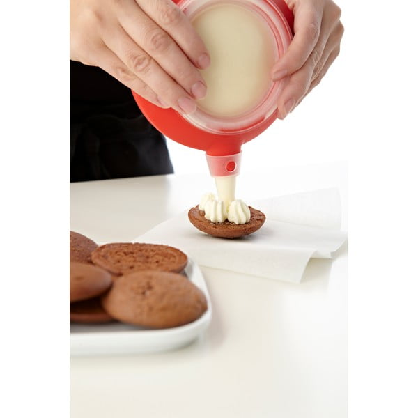 Decorator cu 6 extensii Lékué Decomax, roșu-image-2