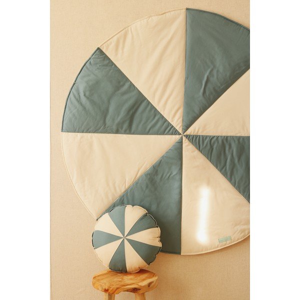 Pătură de joacă pentru copii albastru-bej Blue Circus Blue Circus - Moi Mili-image-2