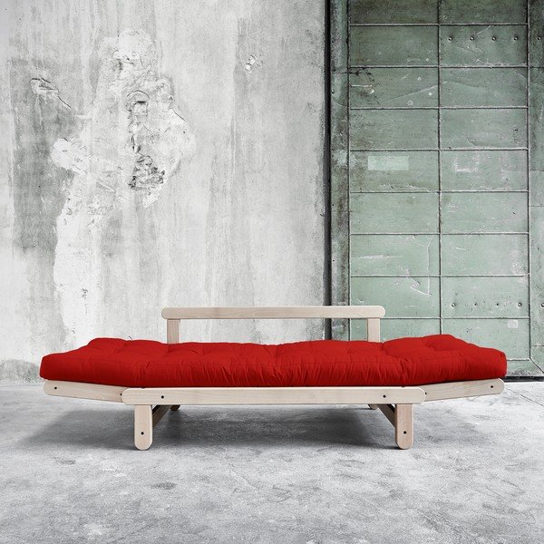 Canapea extensibilă Beat Beech/Red-image-3
