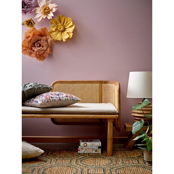 Veioză în culoare naturală închisă cu abajur textil (înălțime 54 cm) Svale – Bloomingville-image-3