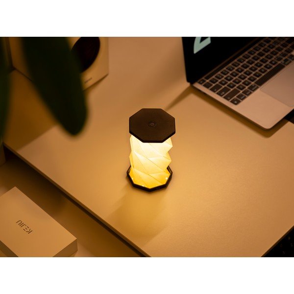 Decorațiune luminoasă albă/neagră portabilă cu USB ø 8 cm Twist – Gingko-image-4