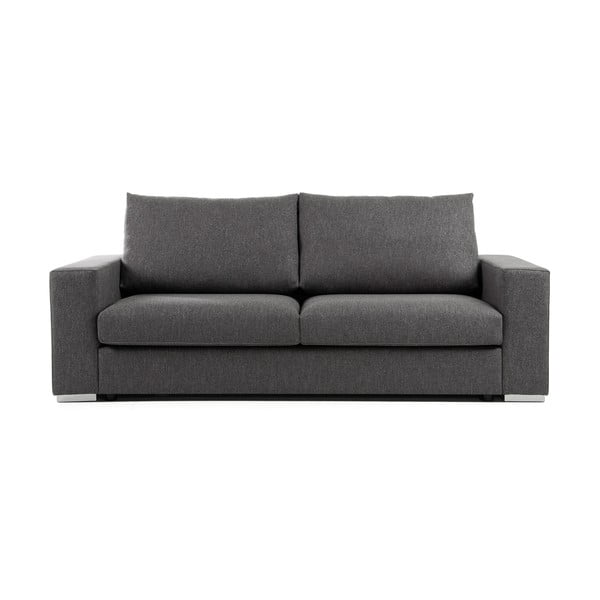 Canapea cu 3 locuri La Forma Big, gri grafit