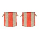 Coșuri de depozitare 2 buc. din material textil ø 32x32 cm Kara – OYOY Living Design