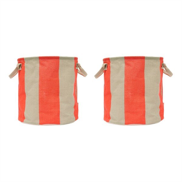 Coșuri de depozitare 2 buc. din material textil ø 32x32 cm Kara – OYOY Living Design