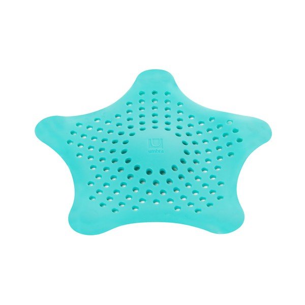 Sită chiuvetă/cabină duș/baie din silicon Umbra Starfish, albastru-image-3